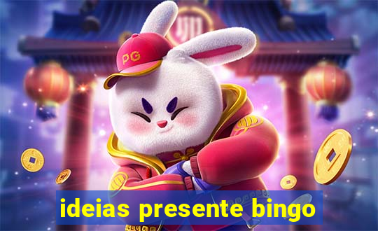 ideias presente bingo